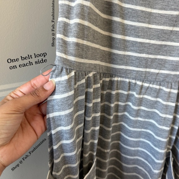 Sundress Stripe dress with pockets size XS - Picture 4 of 6
